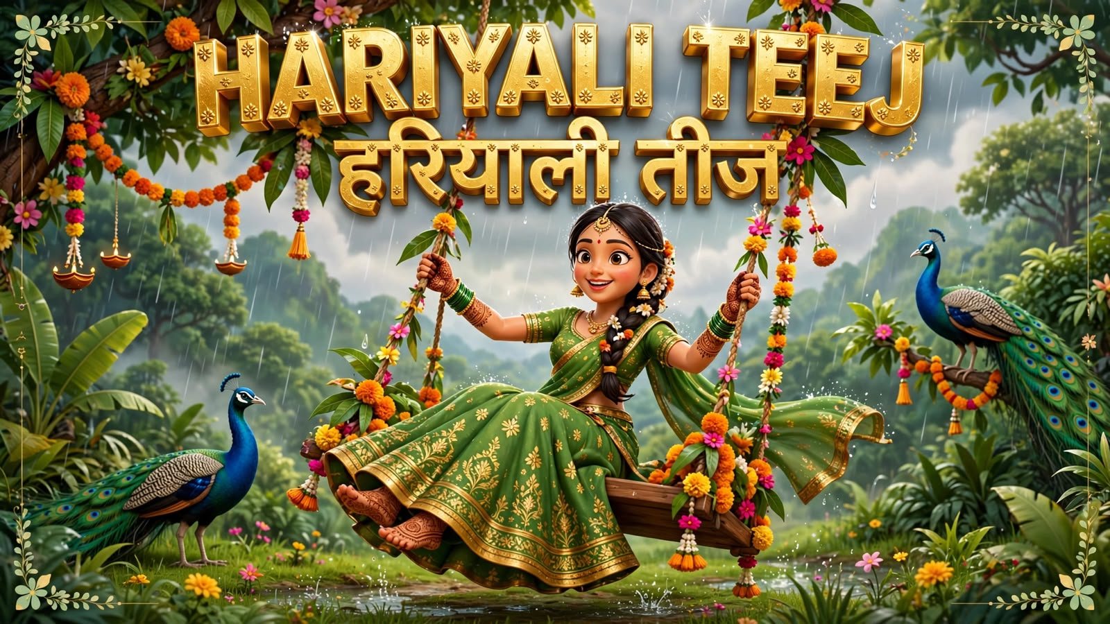 लखनऊ में हरियाली तीज का भव्य आयोजन: खाटू श्याम मंदिर में मेला, प्रतियोगिताएं और शानदार पुरस्कार