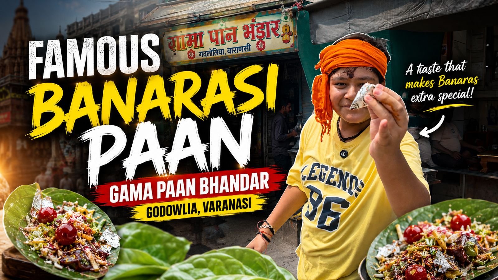 Gama Paan Bhandar in Godowlia, Varanasi
